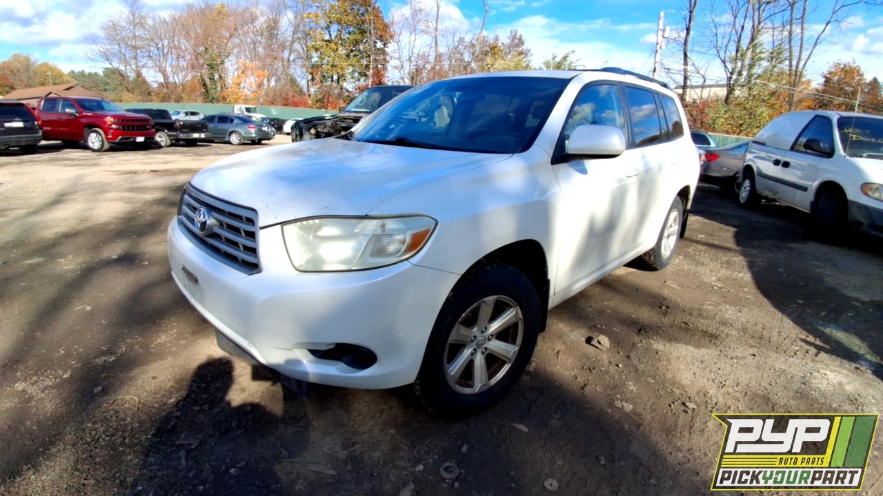 2008 TOYOTA HIGHLANDER partes disponibles
