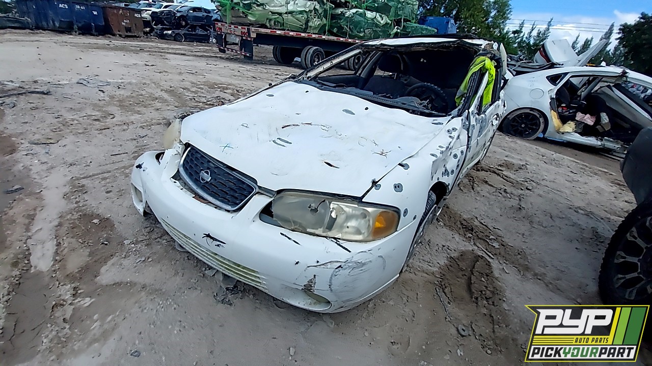 2001 NISSAN SENTRA partes disponibles