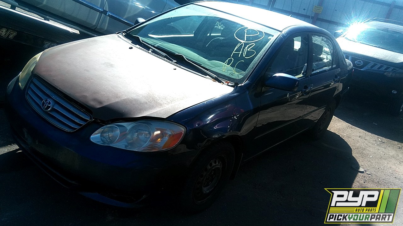 2003 TOYOTA COROLLA available for parts