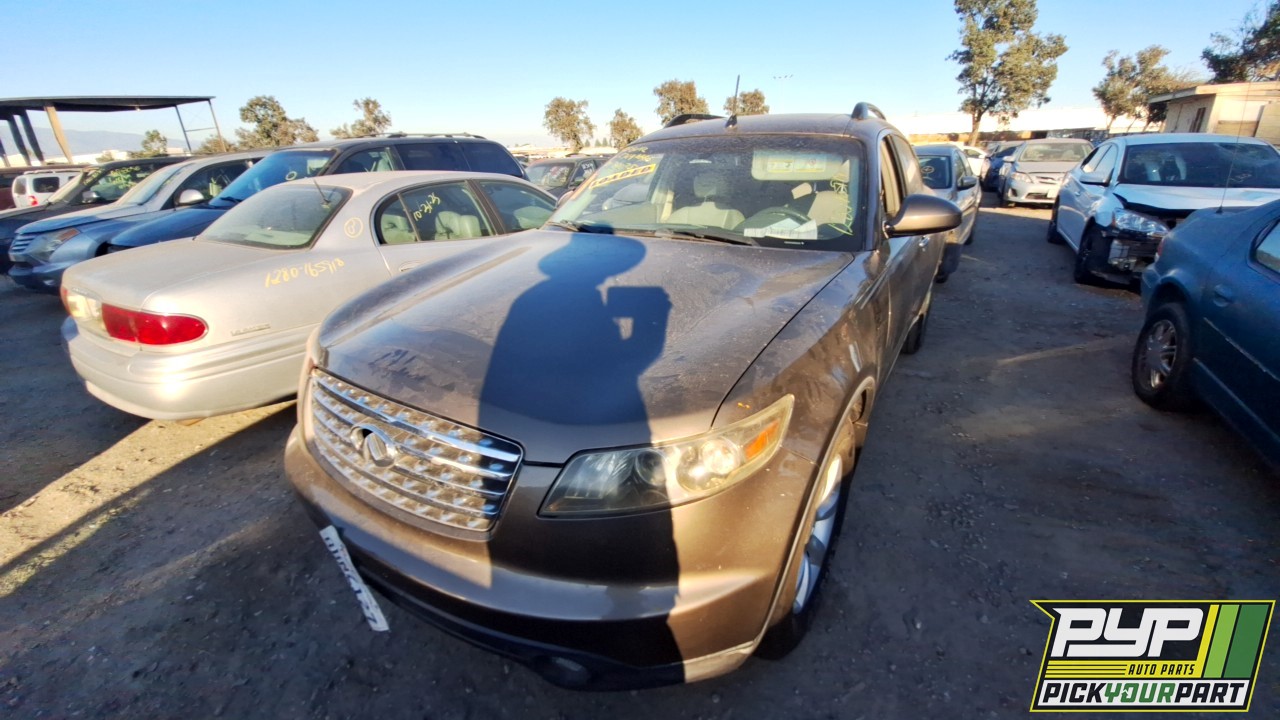 2005 INFINITI FX35 partes disponibles