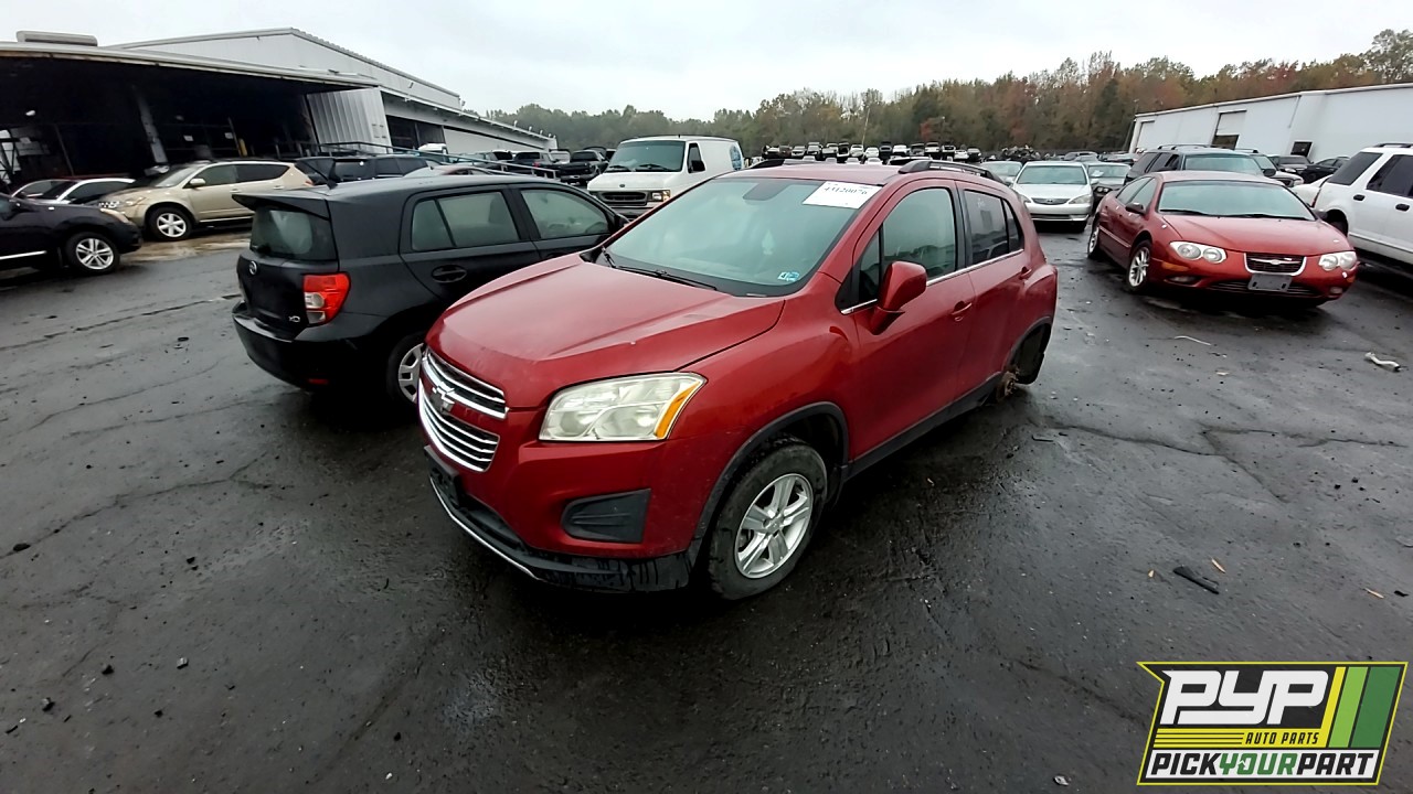 2015 CHEVROLET TRAX partes disponibles