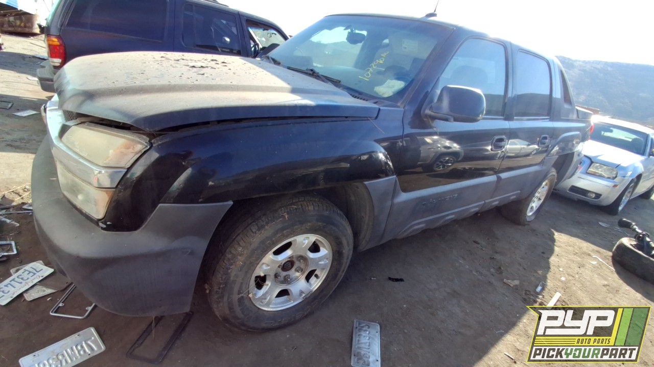 2003 CHEVROLET AVALANCHE 1500 partes disponibles