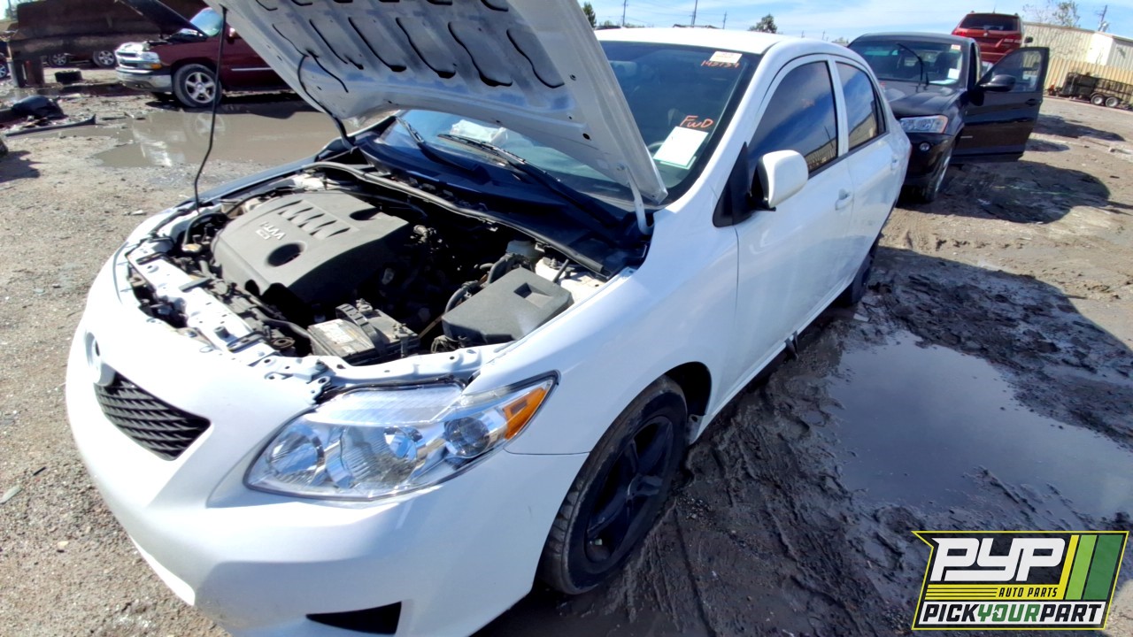 2009 TOYOTA COROLLA partes disponibles