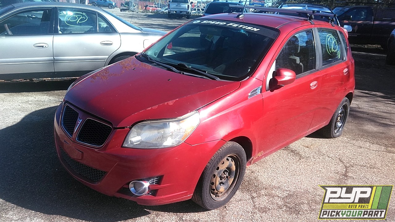 2009 PONTIAC G3 available for parts