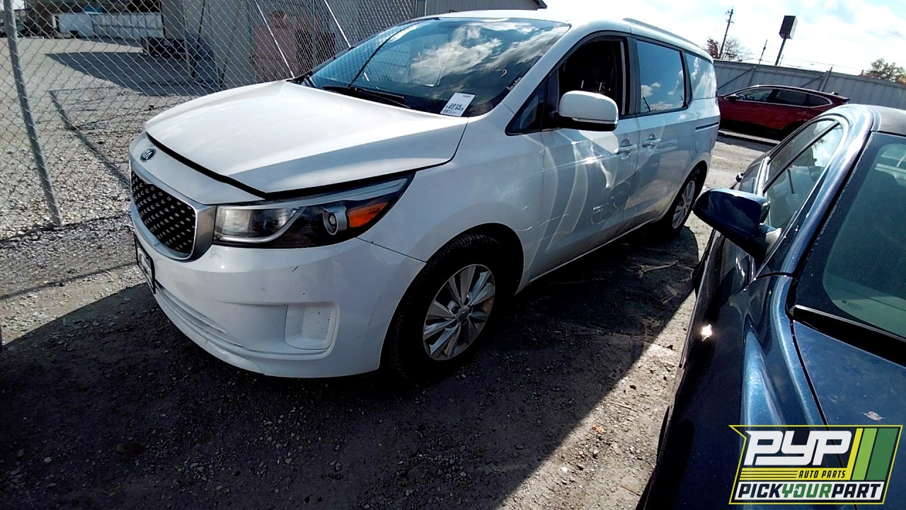 2016 KIA SEDONA partes disponibles