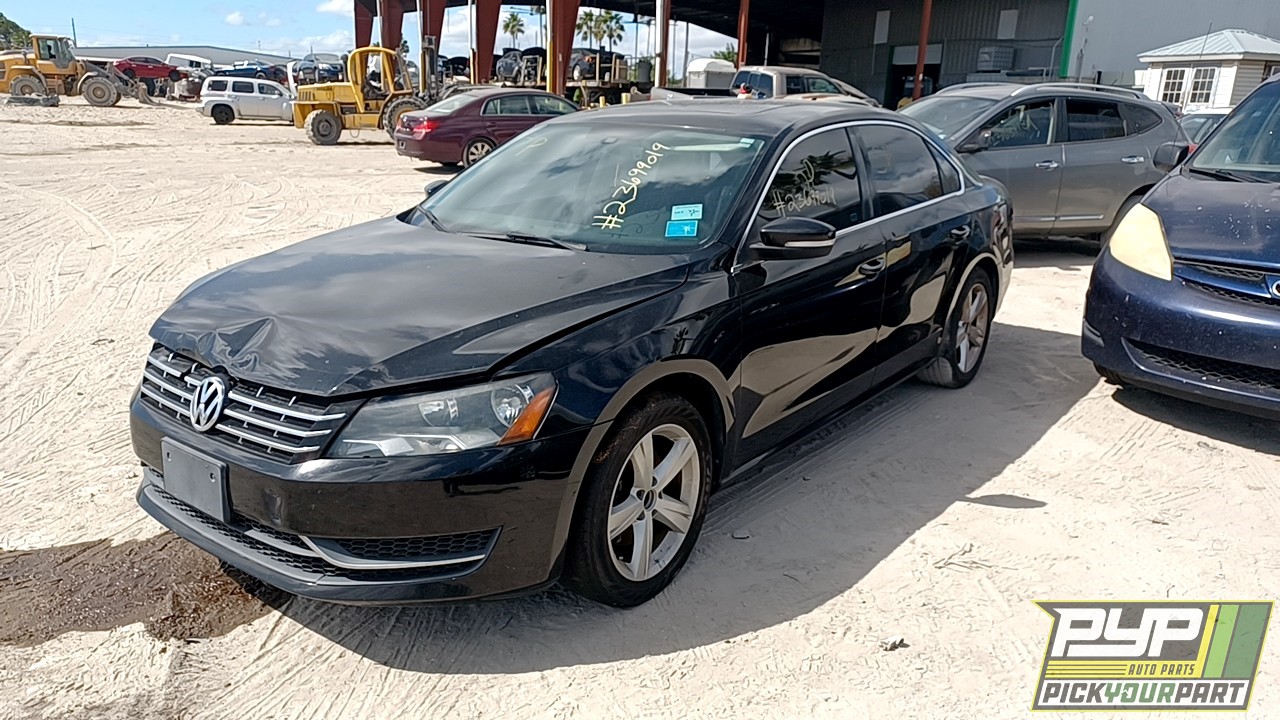 2013 VOLKSWAGEN PASSAT available for parts