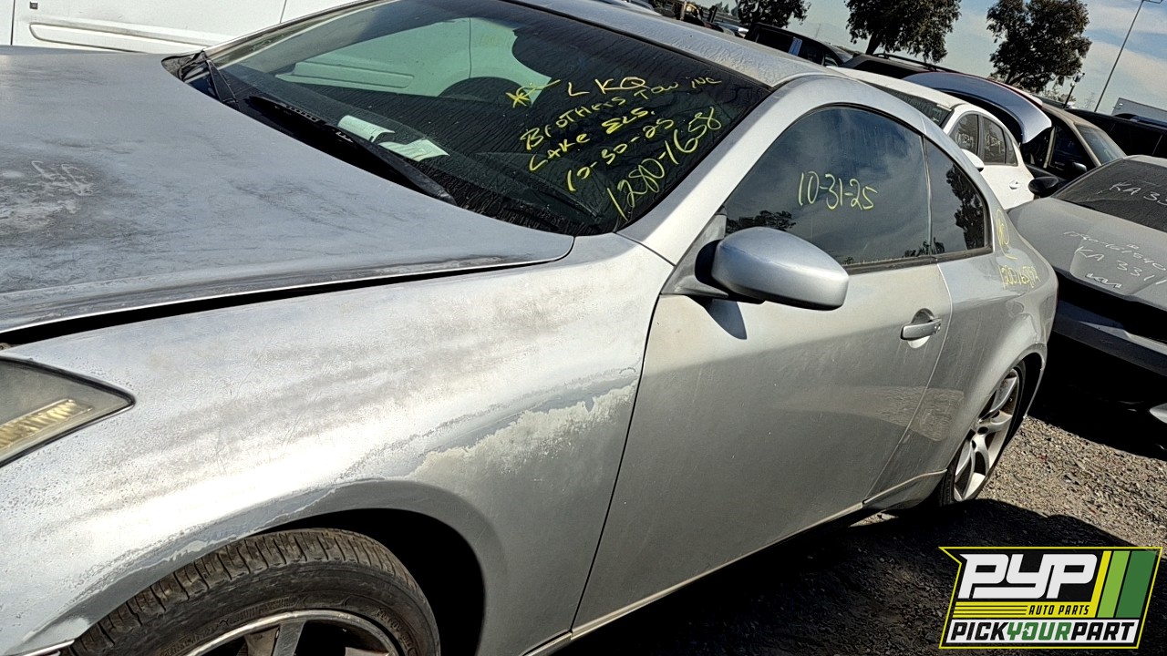 2005 INFINITI G35 partes disponibles