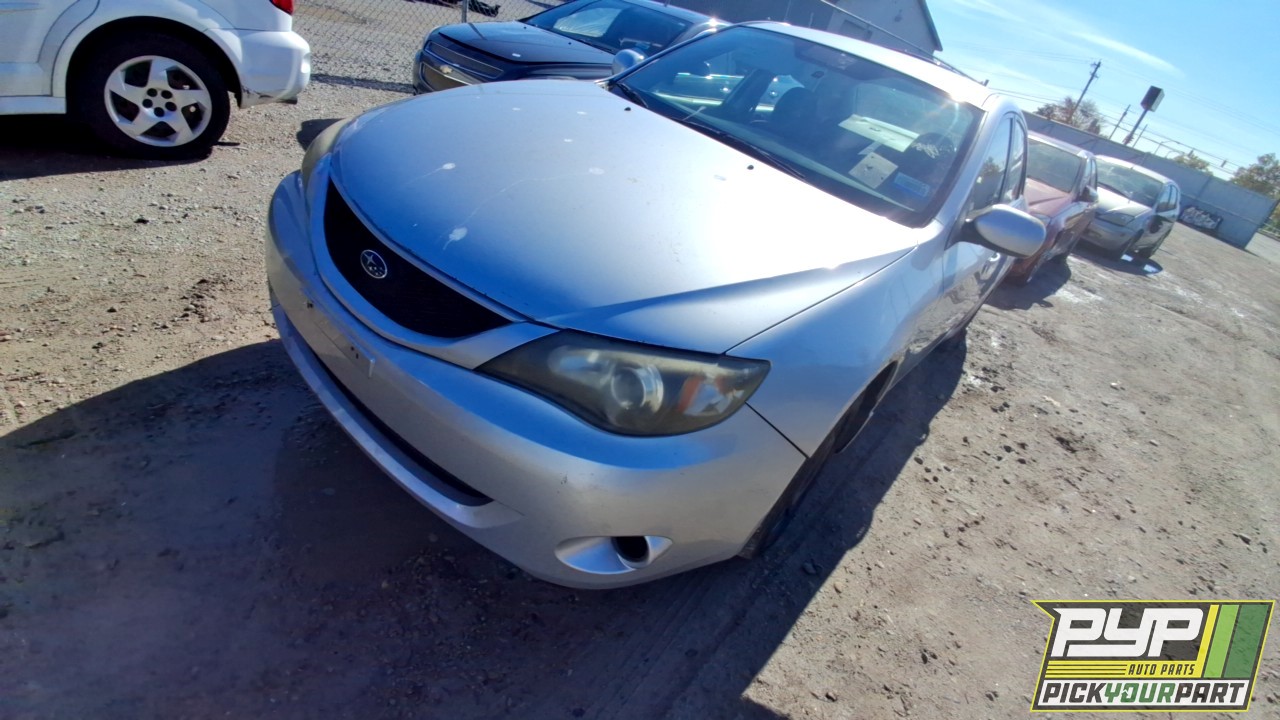 2009 SUBARU IMPREZA partes disponibles