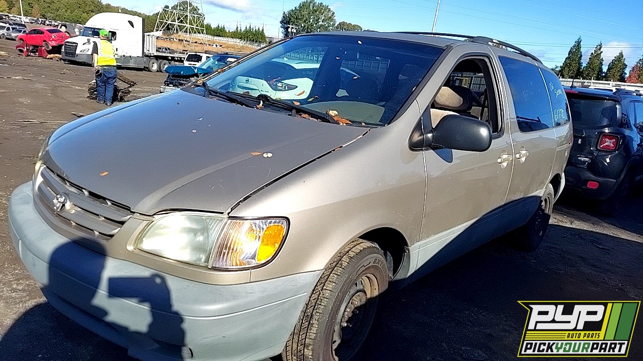 2002 TOYOTA SIENNA available for parts