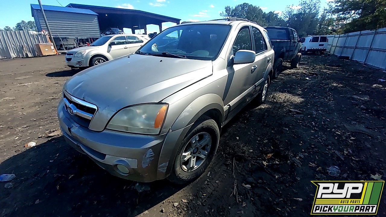 2006 KIA SORENTO partes disponibles