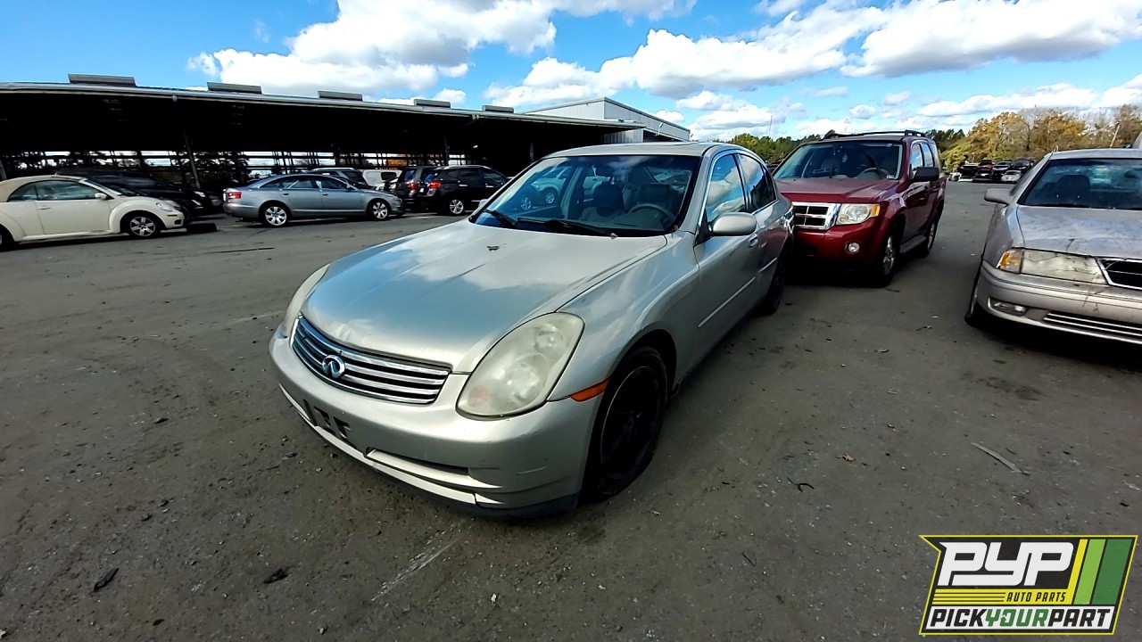 2003 INFINITI G35 available for parts
