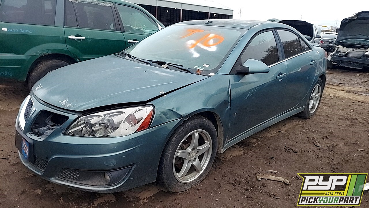 2009 PONTIAC G6 partes disponibles