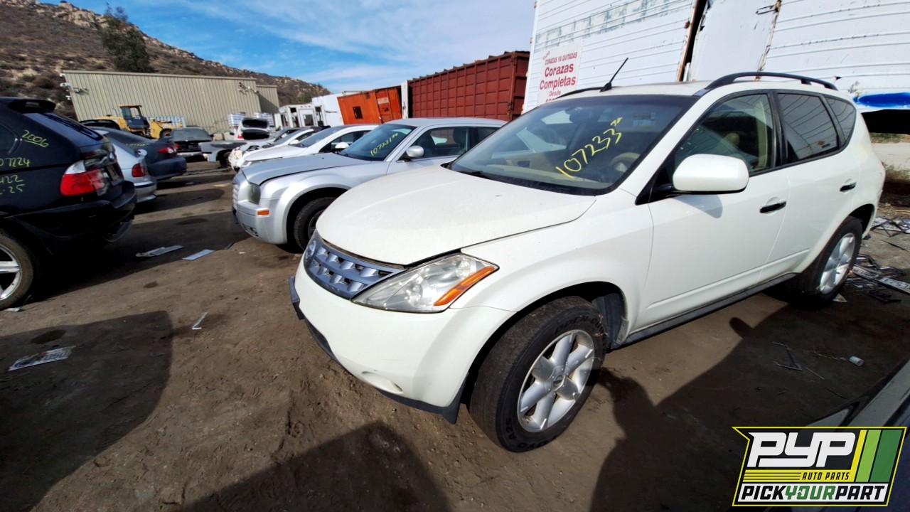 2004 NISSAN MURANO partes disponibles