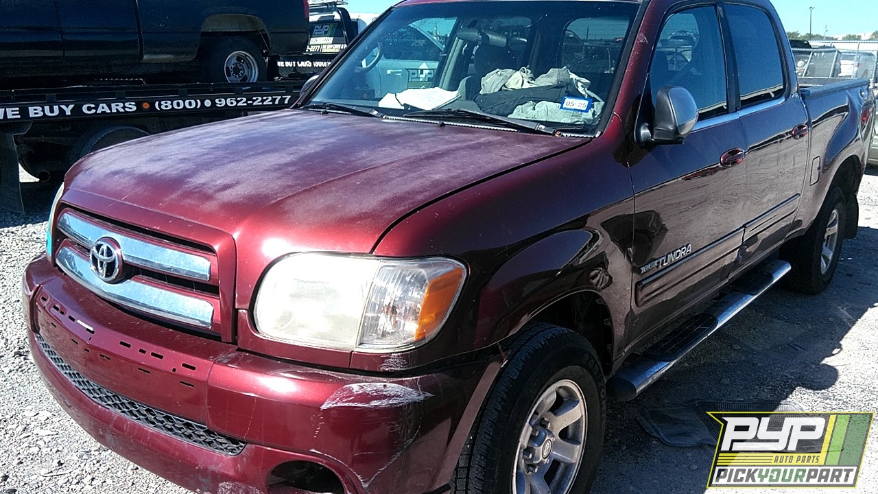 2006 TOYOTA TUNDRA partes disponibles