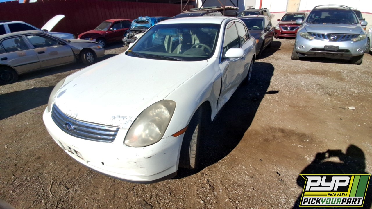 2004 INFINITI G35 available for parts