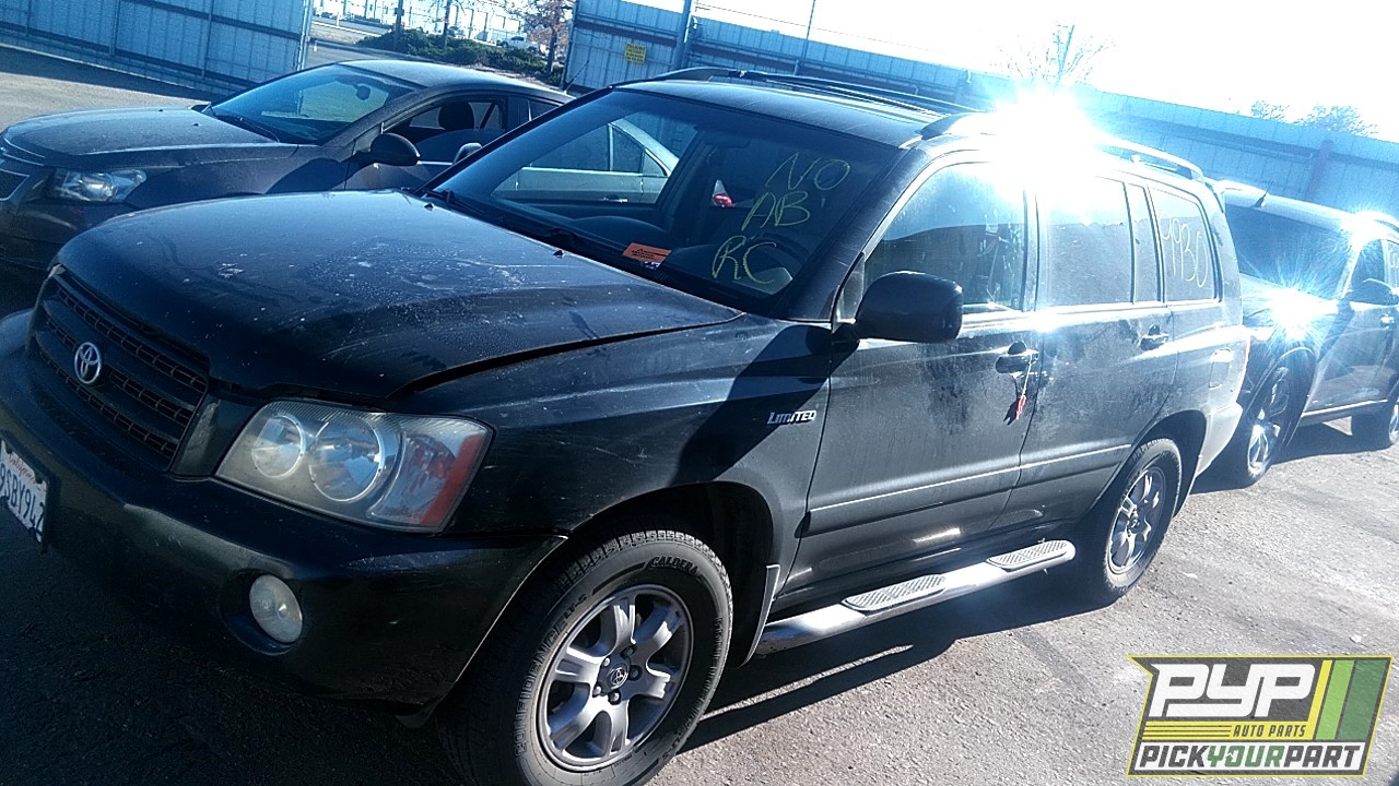 2002 TOYOTA HIGHLANDER available for parts