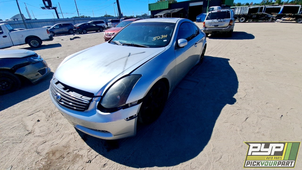 2005 INFINITI G35 partes disponibles