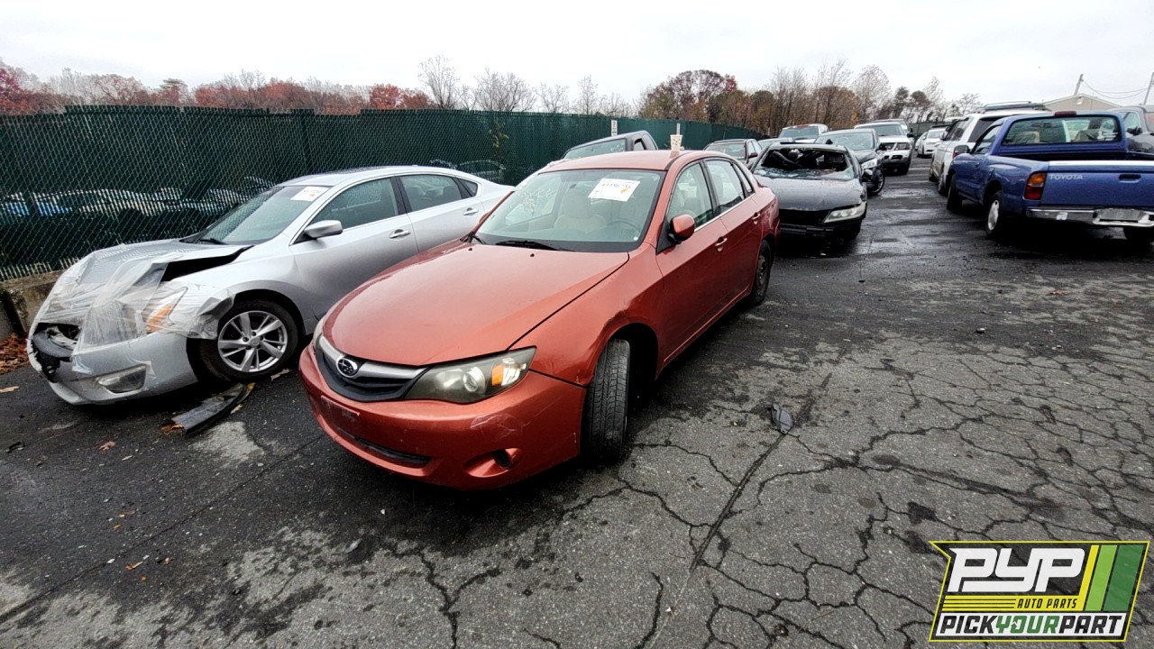 2011 SUBARU IMPREZA partes disponibles