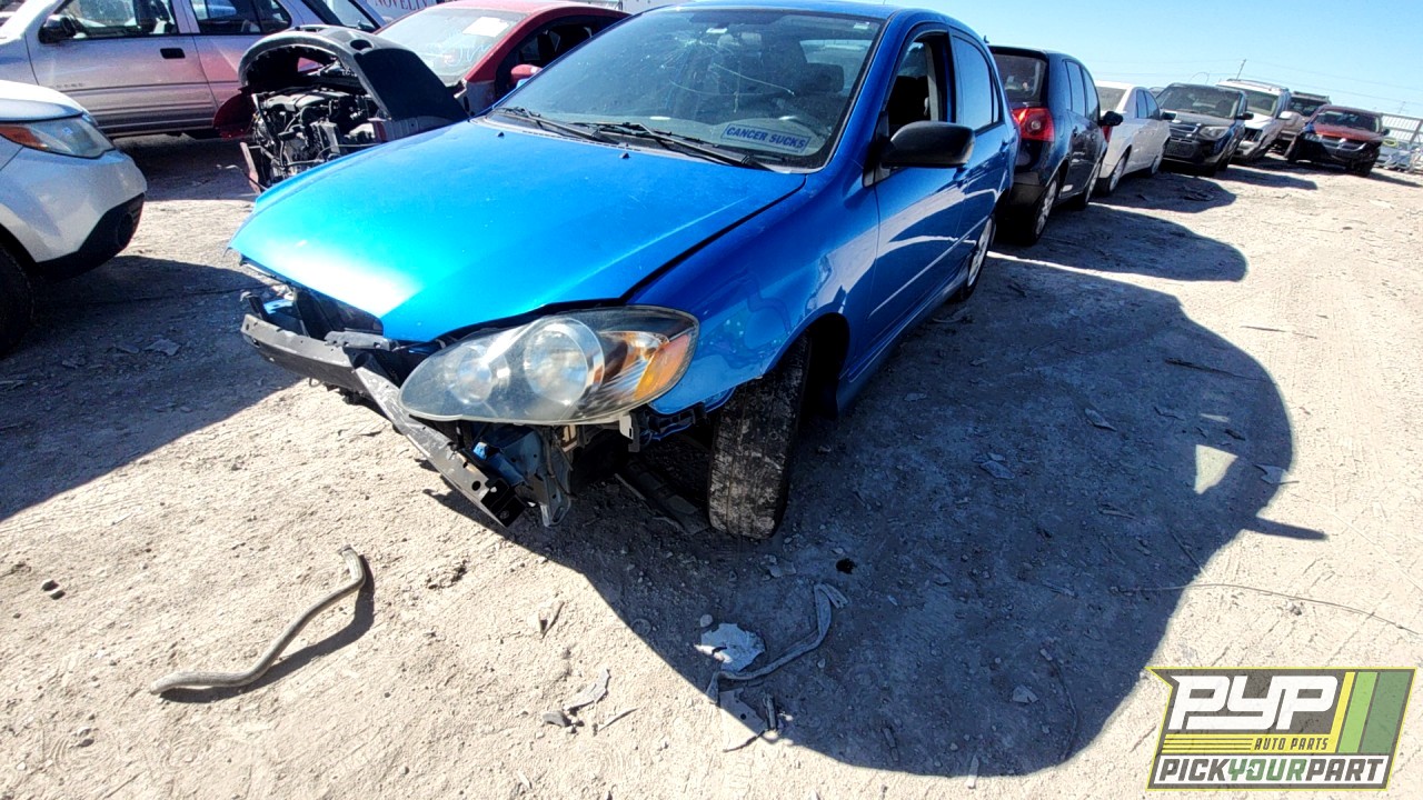 2007 TOYOTA COROLLA available for parts