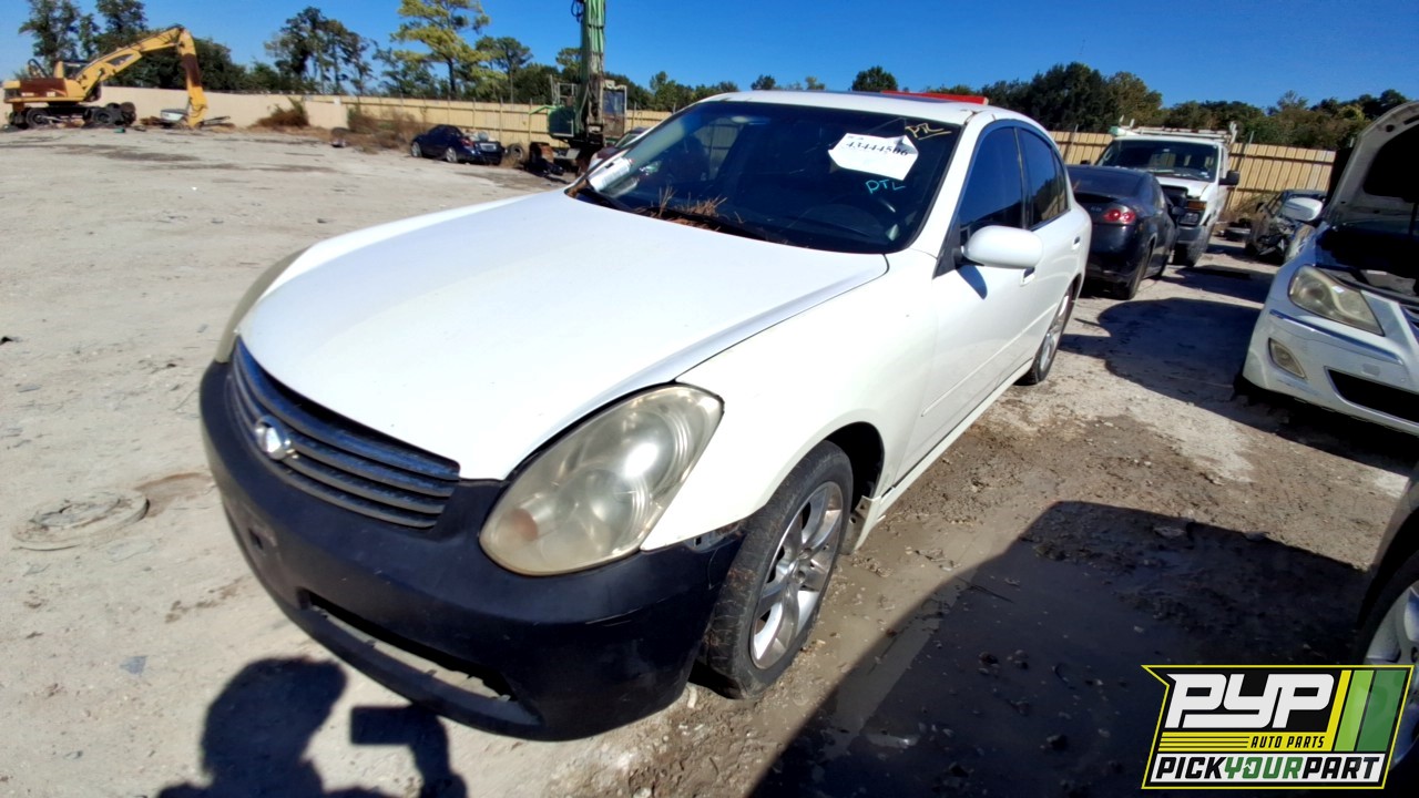2006 INFINITI G35 available for parts