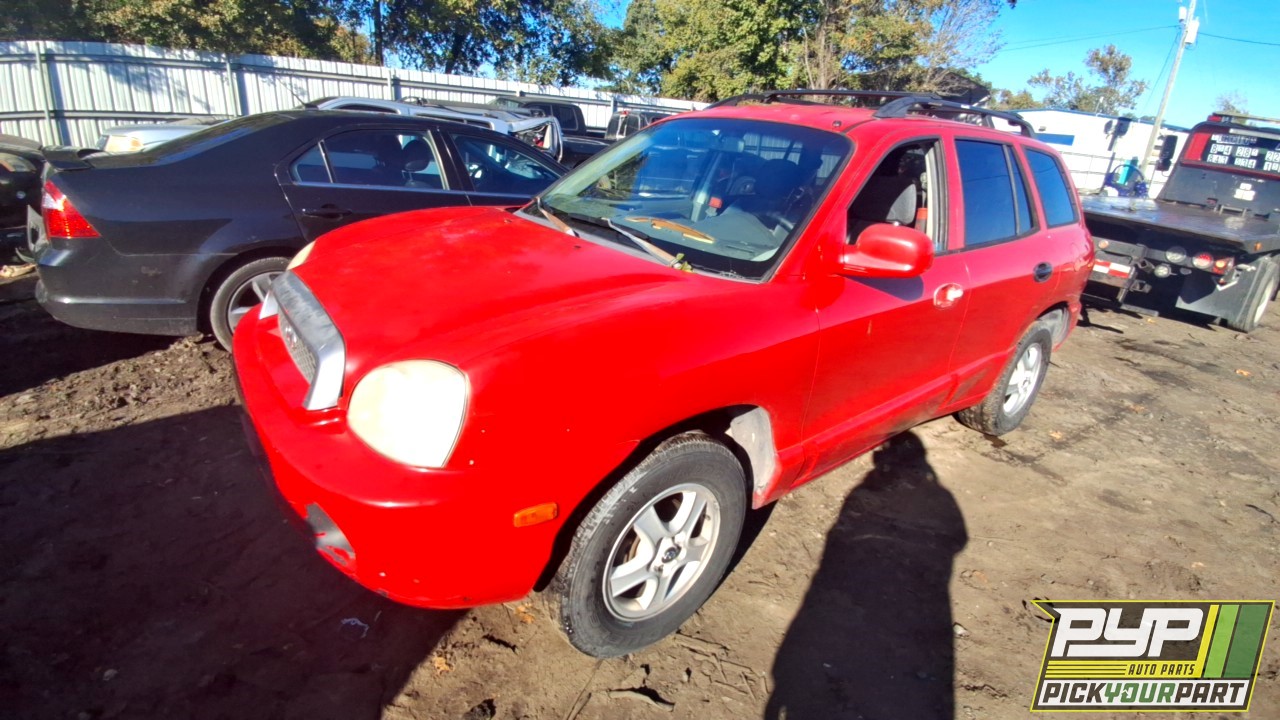 2004 HYUNDAI SANTA FE partes disponibles