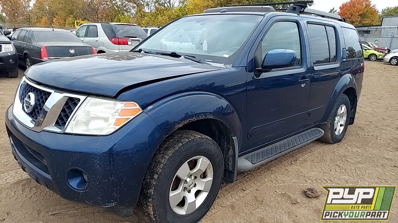 2008 NISSAN PATHFINDER partes disponibles