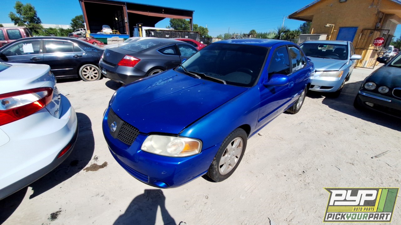 2006 NISSAN SENTRA partes disponibles