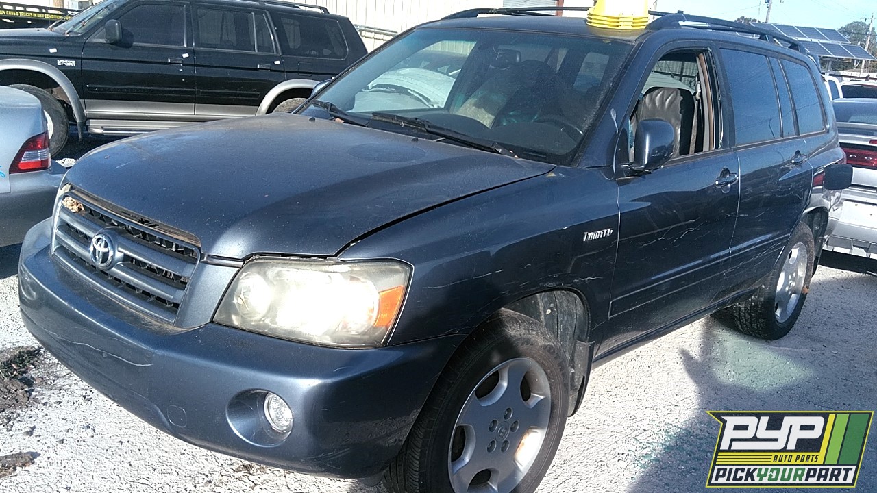2004 TOYOTA HIGHLANDER partes disponibles