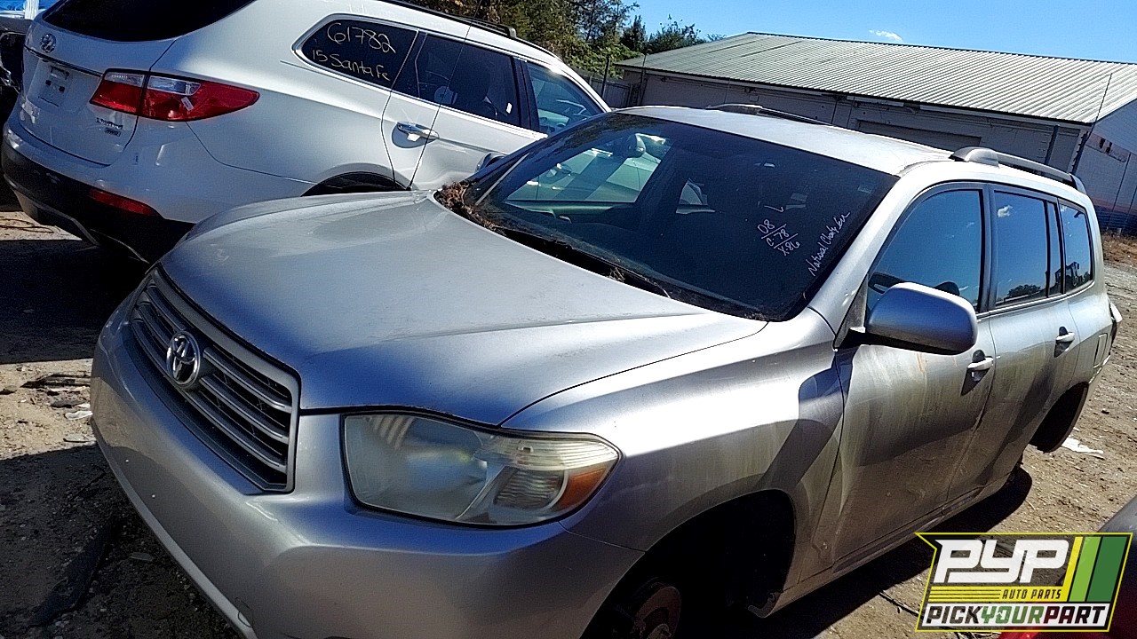 2008 TOYOTA HIGHLANDER available for parts