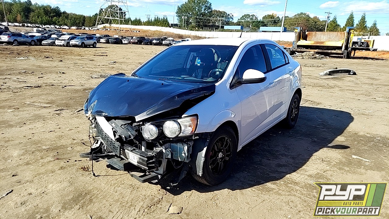 2012 CHEVROLET SONIC partes disponibles