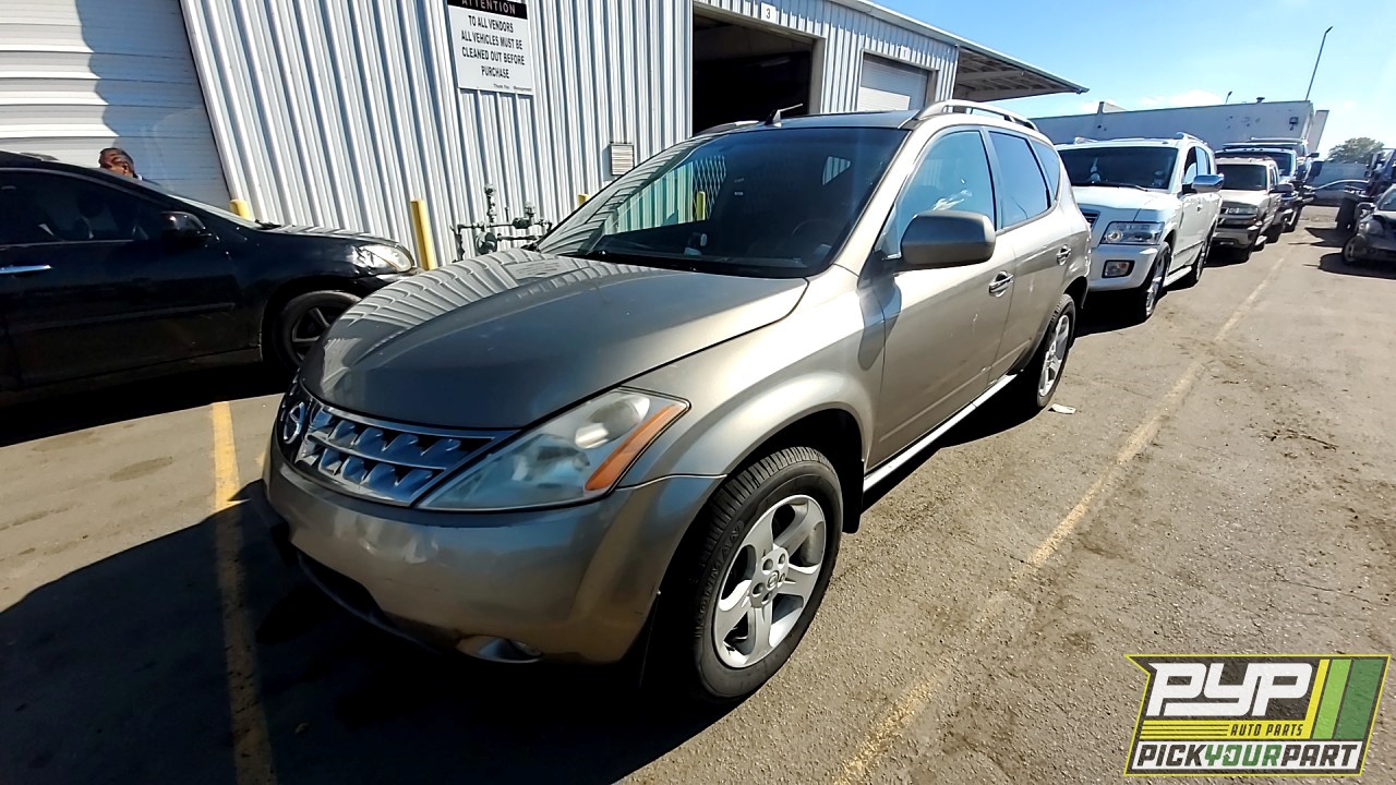 2003 NISSAN MURANO partes disponibles