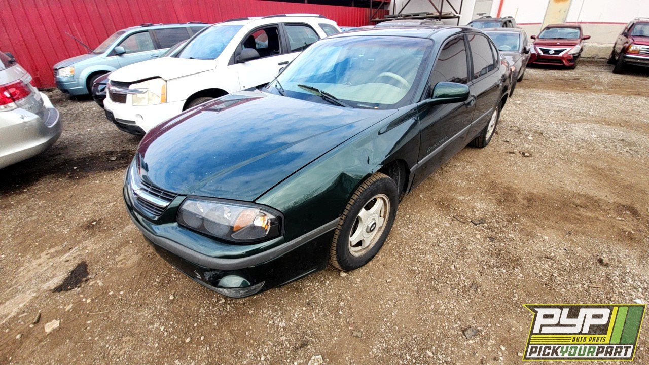 2002 CHEVROLET IMPALA partes disponibles