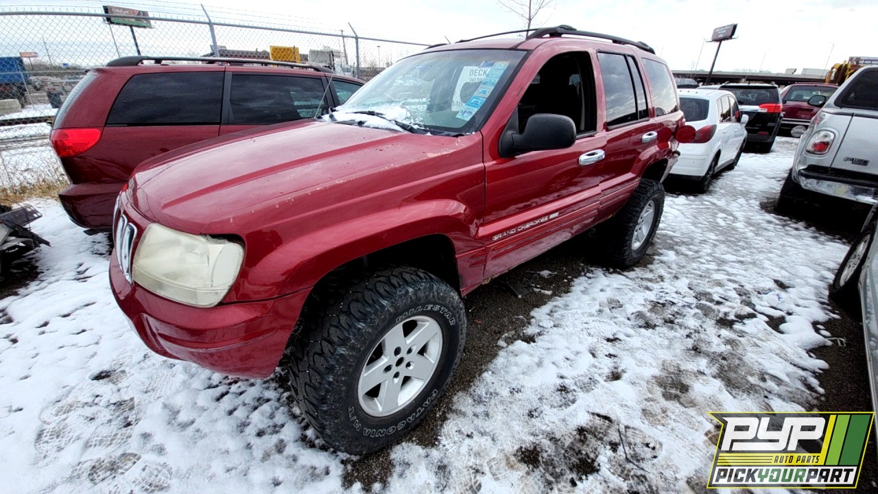 2002 JEEP GRAND CHEROKEE partes disponibles