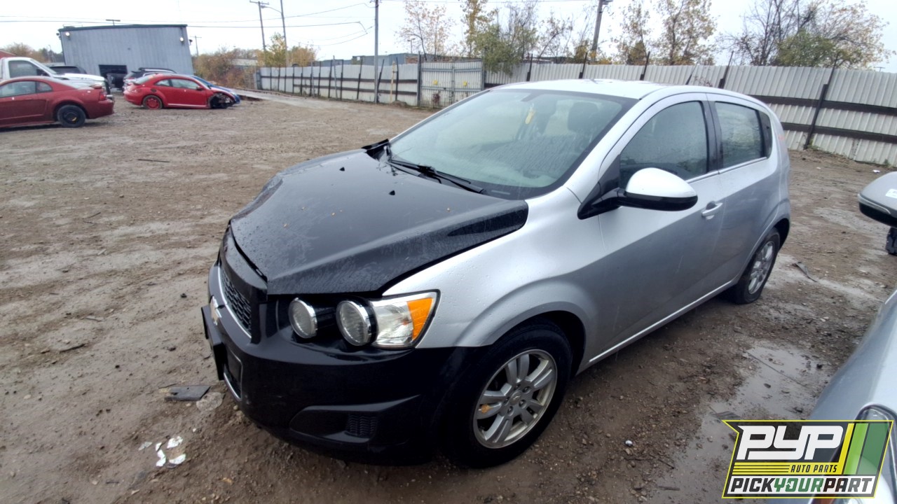 2014 CHEVROLET SONIC partes disponibles