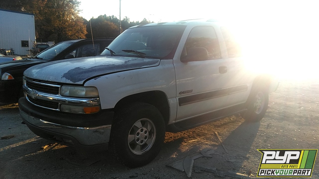 2001 CHEVROLET TAHOE partes disponibles