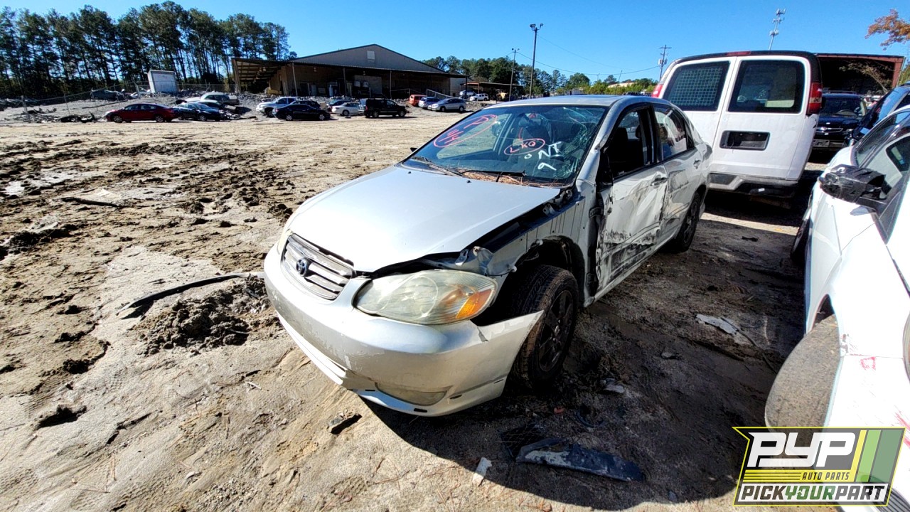 2003 TOYOTA COROLLA partes disponibles