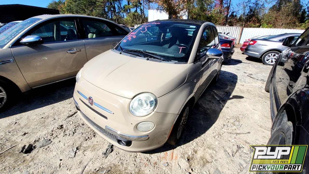 2012 FIAT 500 partes disponibles