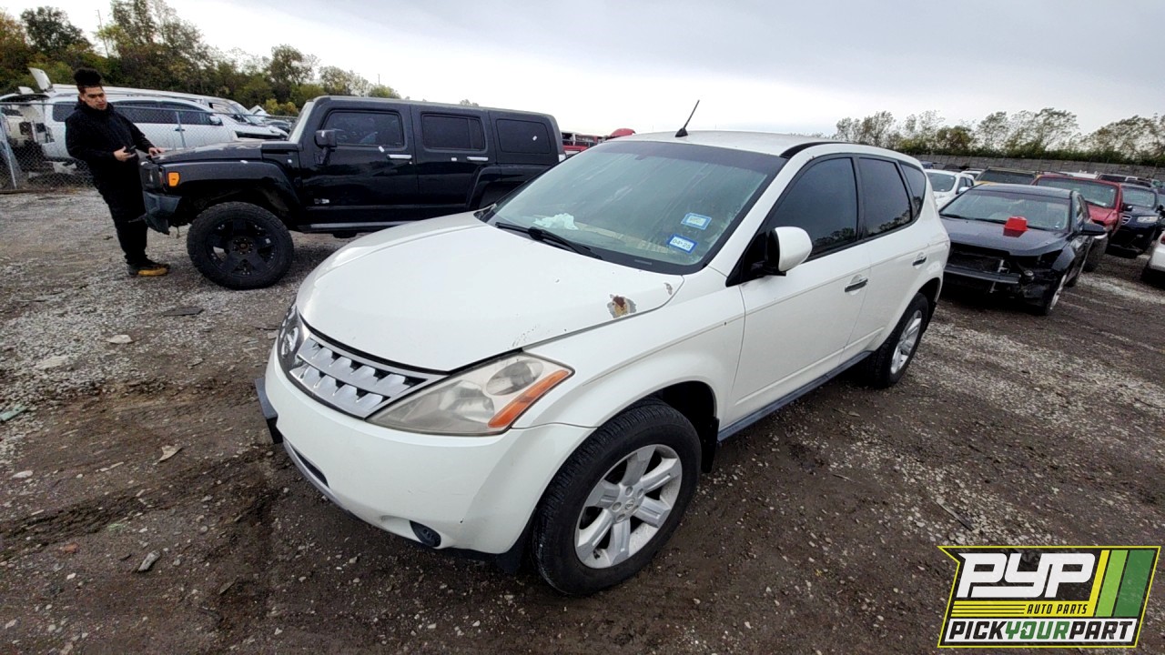 2007 NISSAN MURANO partes disponibles