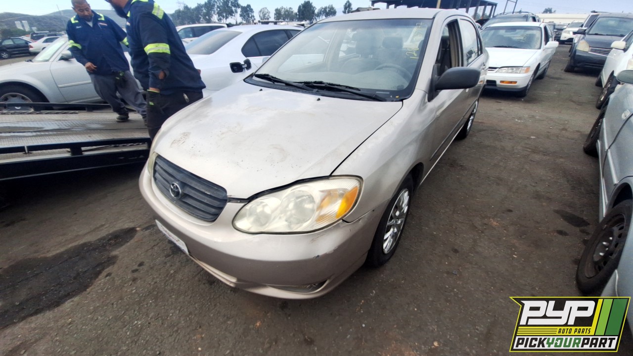 2003 TOYOTA COROLLA available for parts