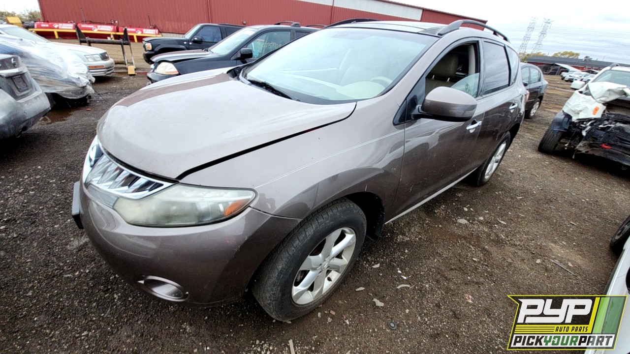 2009 NISSAN MURANO partes disponibles