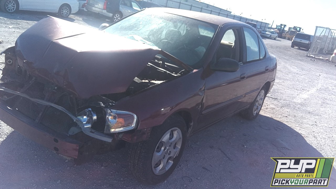 2005 NISSAN SENTRA partes disponibles