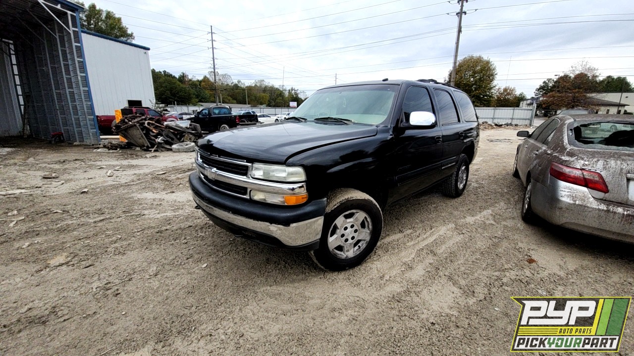 2002 CHEVROLET TAHOE partes disponibles