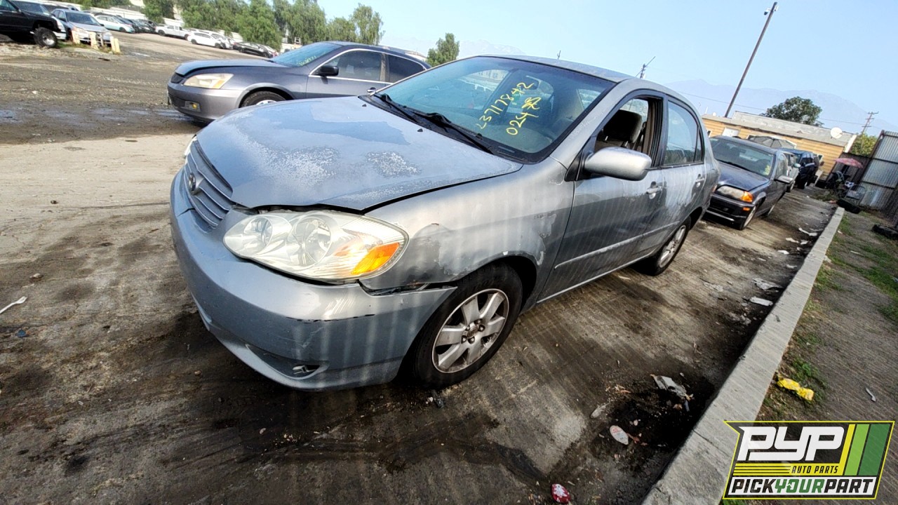 2003 TOYOTA COROLLA partes disponibles
