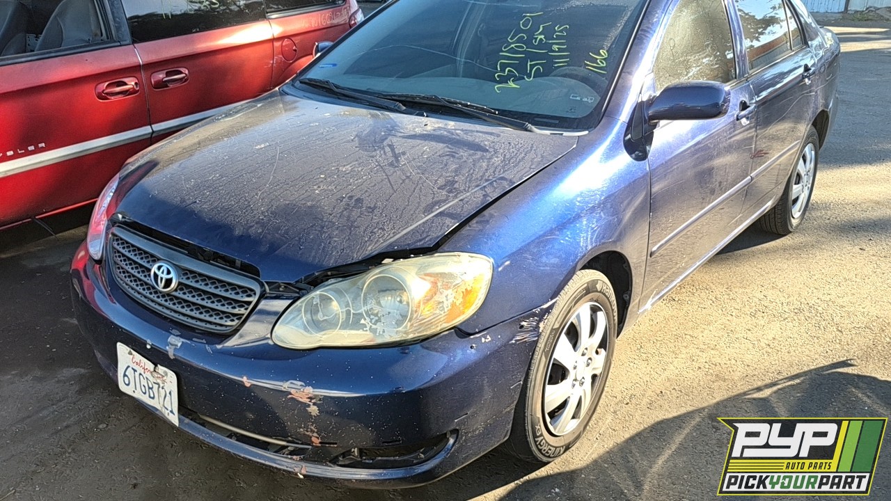2007 TOYOTA COROLLA available for parts
