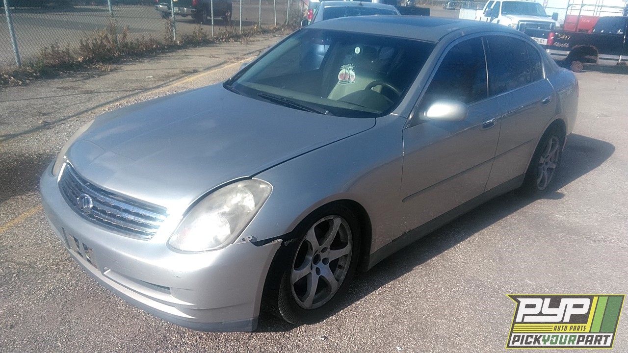 2003 INFINITI G35 partes disponibles