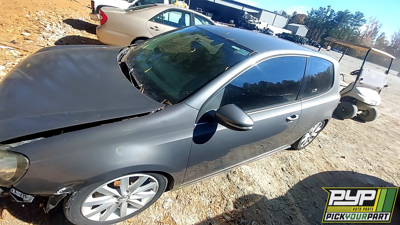 2010 VOLKSWAGEN GOLF partes disponibles