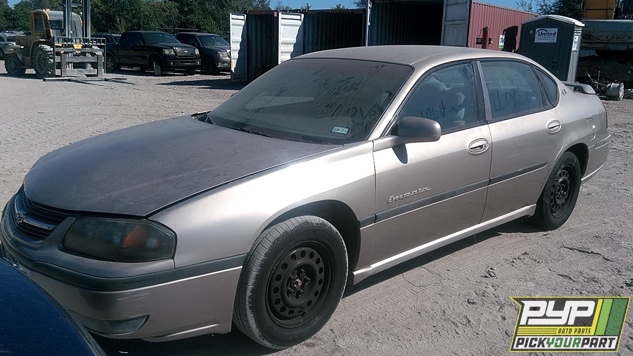 2002 CHEVROLET IMPALA partes disponibles