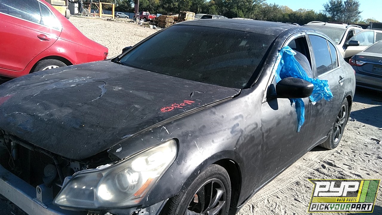 2010 INFINITI G37 partes disponibles