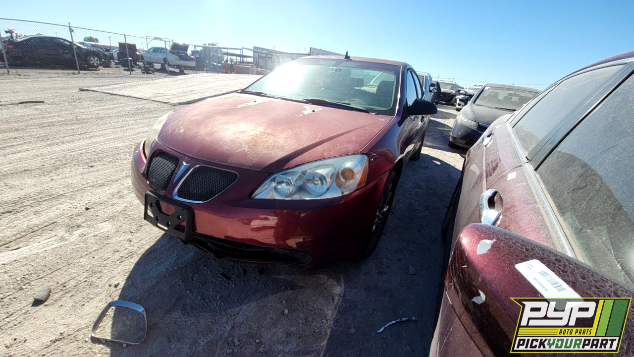2009 PONTIAC G6 partes disponibles
