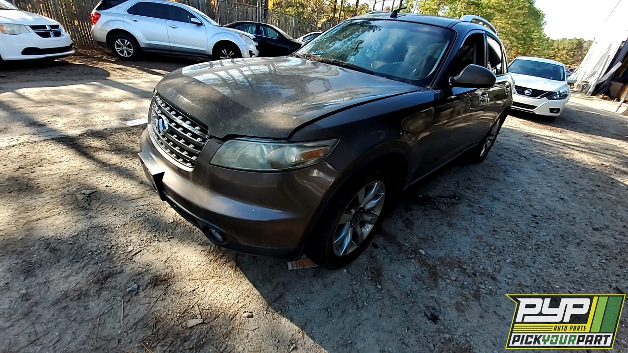 2005 INFINITI FX35 partes disponibles